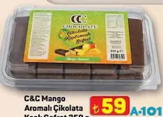 C&C MANGO AROMALI ÇİKOLATA KAPLI GOFRET 350 G fiyat ve kampanya bilgisi